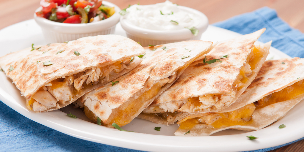 Creamy Chicken Quesadillas