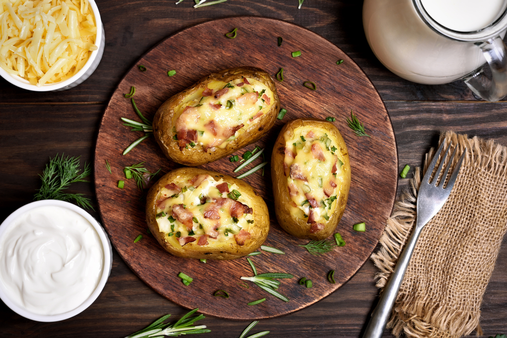 Baked Stuffed Potatoes Baked Stuffed Potatoes