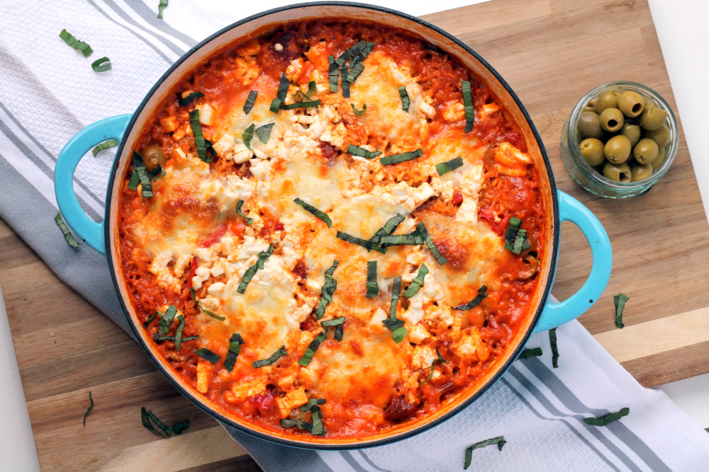 Mediterranean Rice Bake