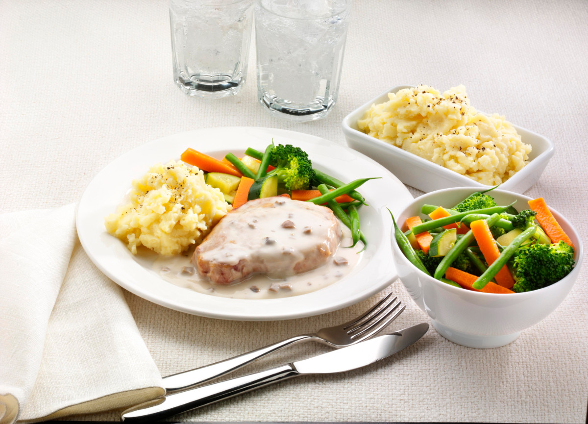 Pork Chops in Garlic Mushroom Sauce