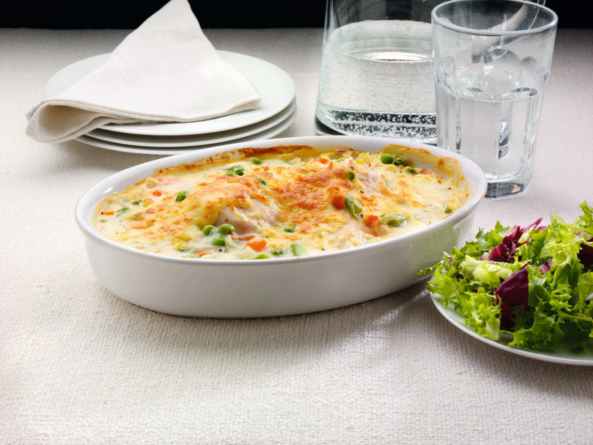 Cheesy Chicken Rice Casserole