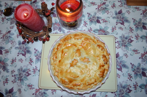 Christmas leftovers pie