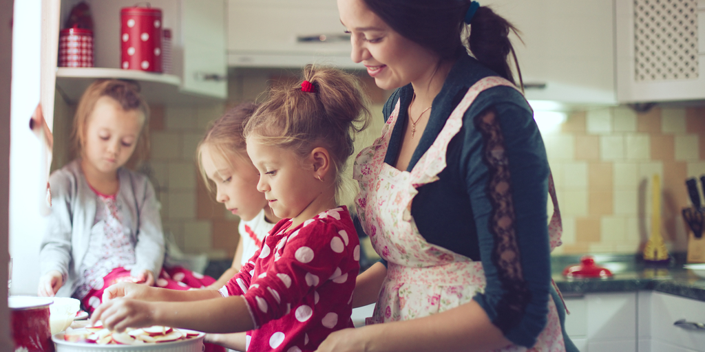 Cooking with kitchen essentials