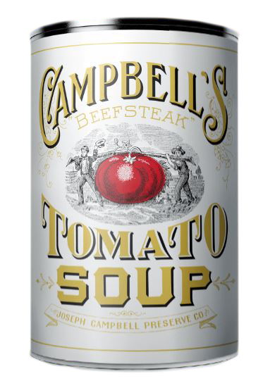 Campbell's original soup can design