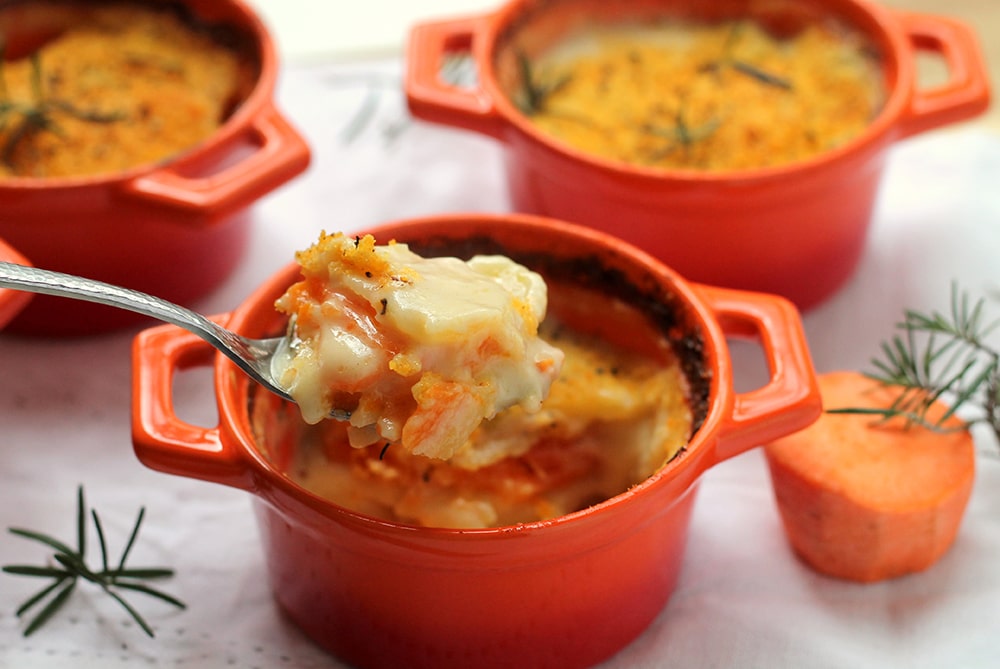 Root Vegetable Mini Gratins