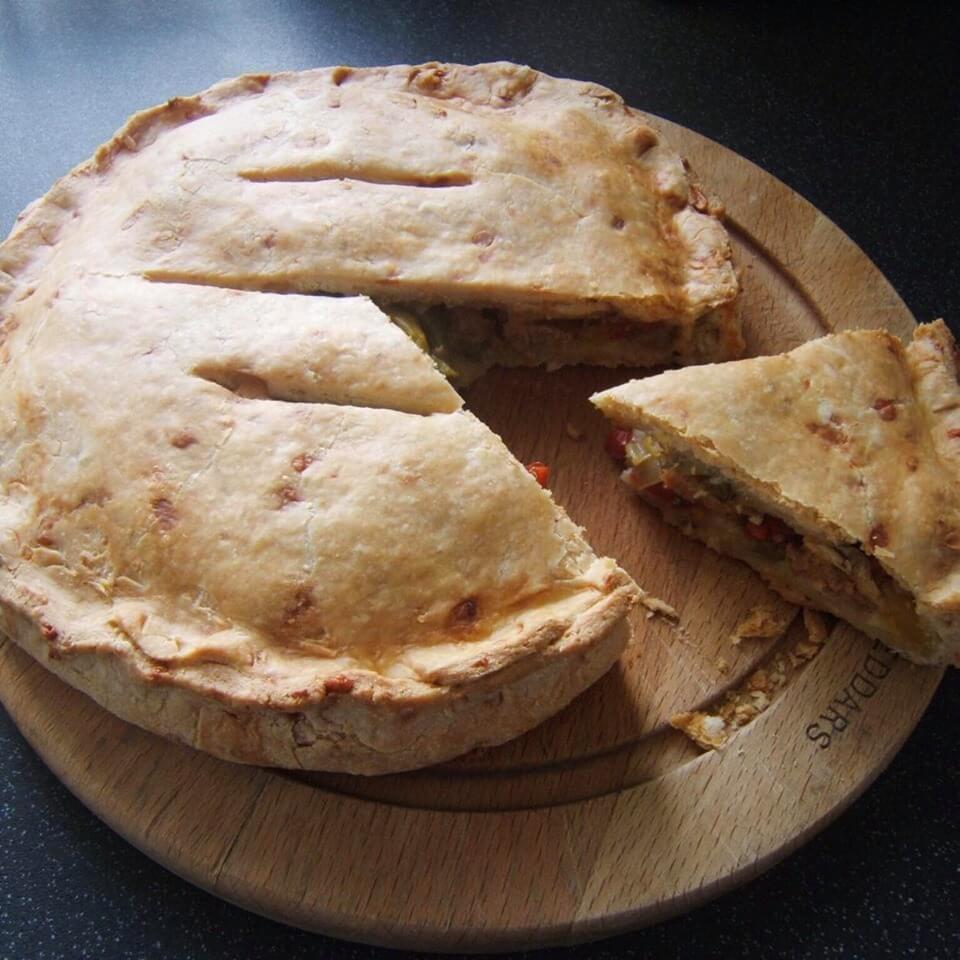 Vegetarian winter pie