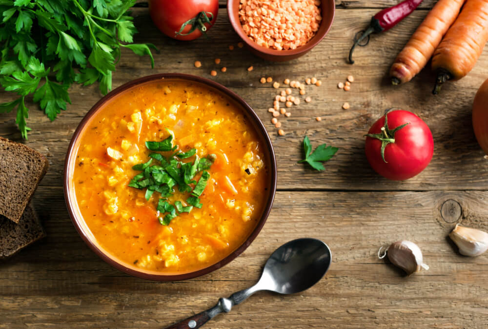 Wholegrain soup