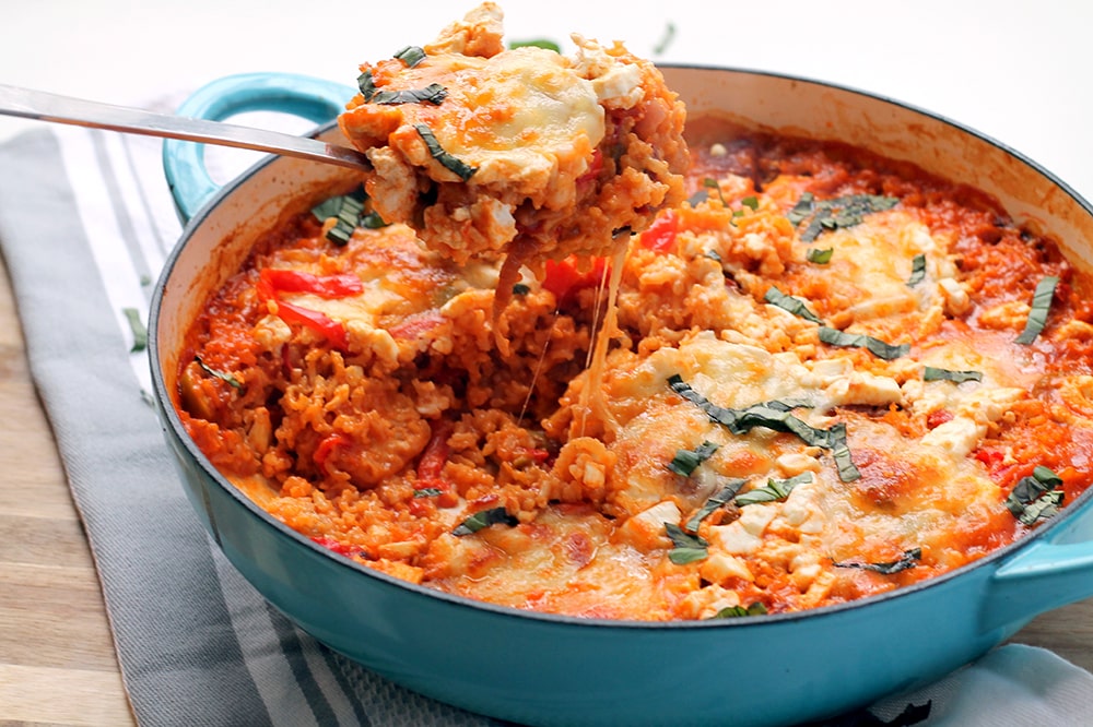 Mediterranean Rice Bake