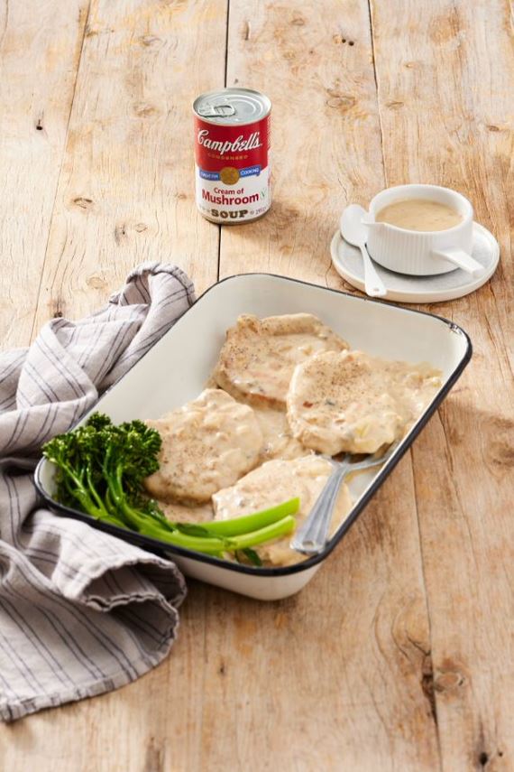 Campbell’s Pork Chops with Mushroom Sauce